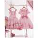 Mademoiselle Pearl Sanrio Cinnamoroll Cherry Themed Blouse Cutsew JSK and OP(Reservation/2 Colours/Full Payment Without Shipping)